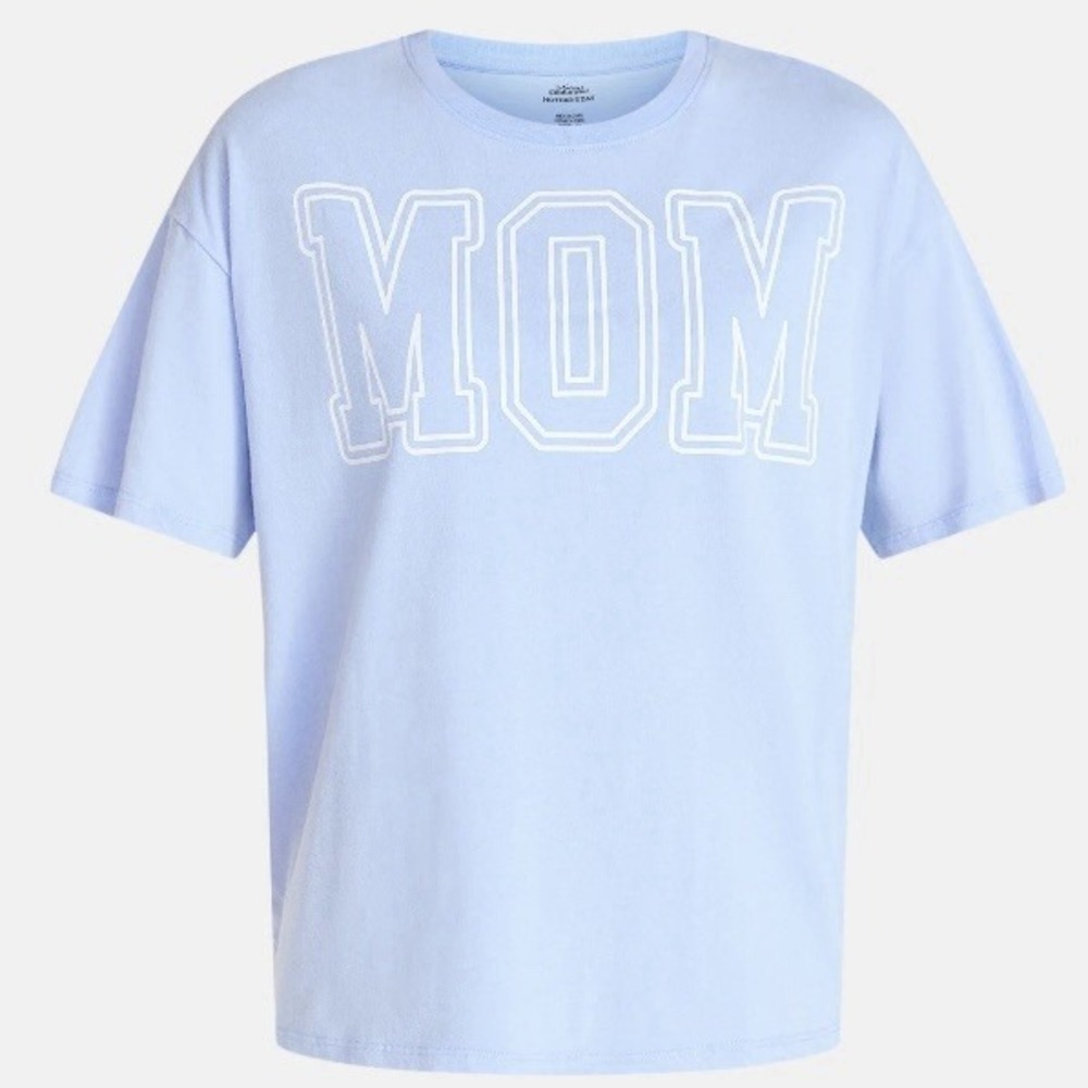 Way To Celebrate Womens College Mom Graphic Tee XXL 20 New with Tags Blue Cute